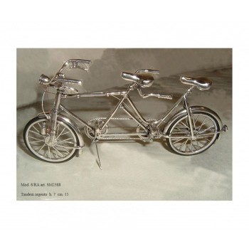 silver bicycle