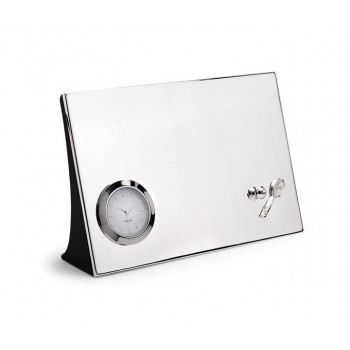 silver plated clock 1PC 093LB