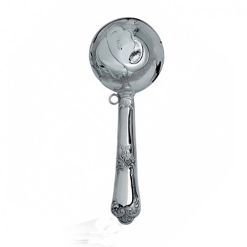 silver Baby rattle
