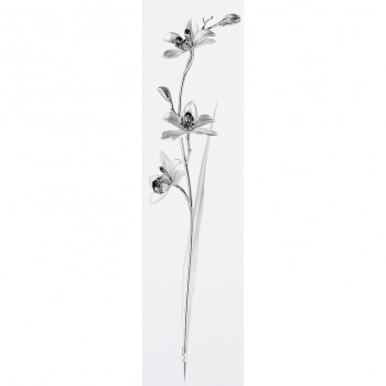 Orchidea Argento cm. 44,5