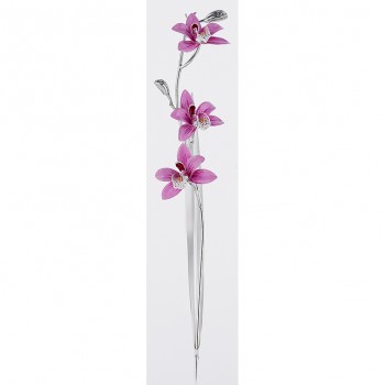 Orchidea Argento cm. 44,5